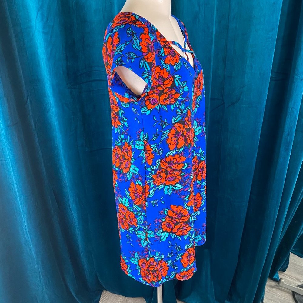 Gianni Bini Floral Print Trapeze Dress - Picture 5 of 9